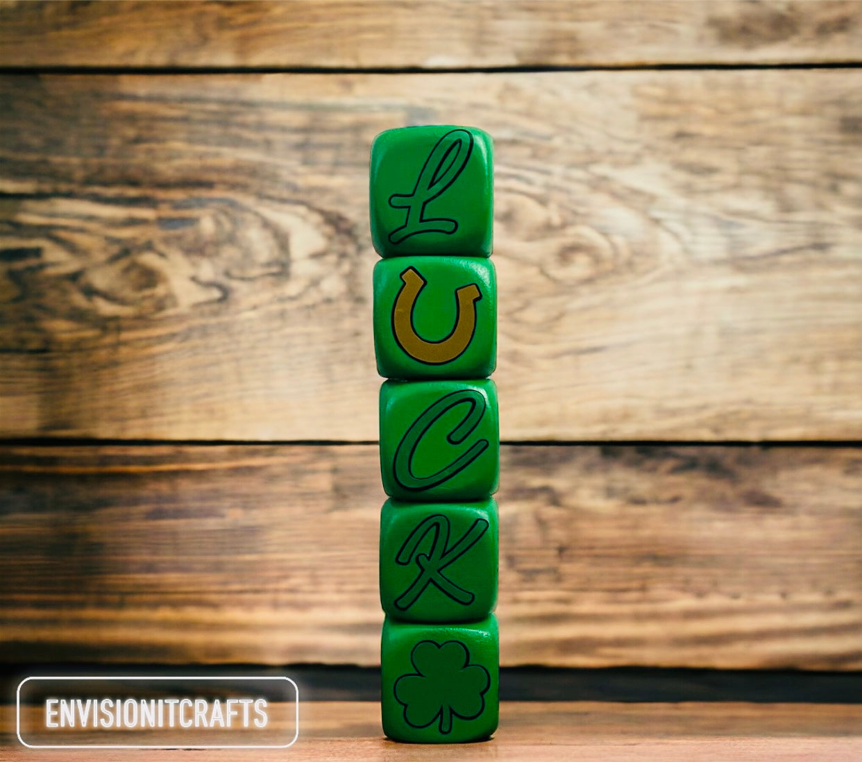 St. Patrick’s Day Customizable Cube Decorations