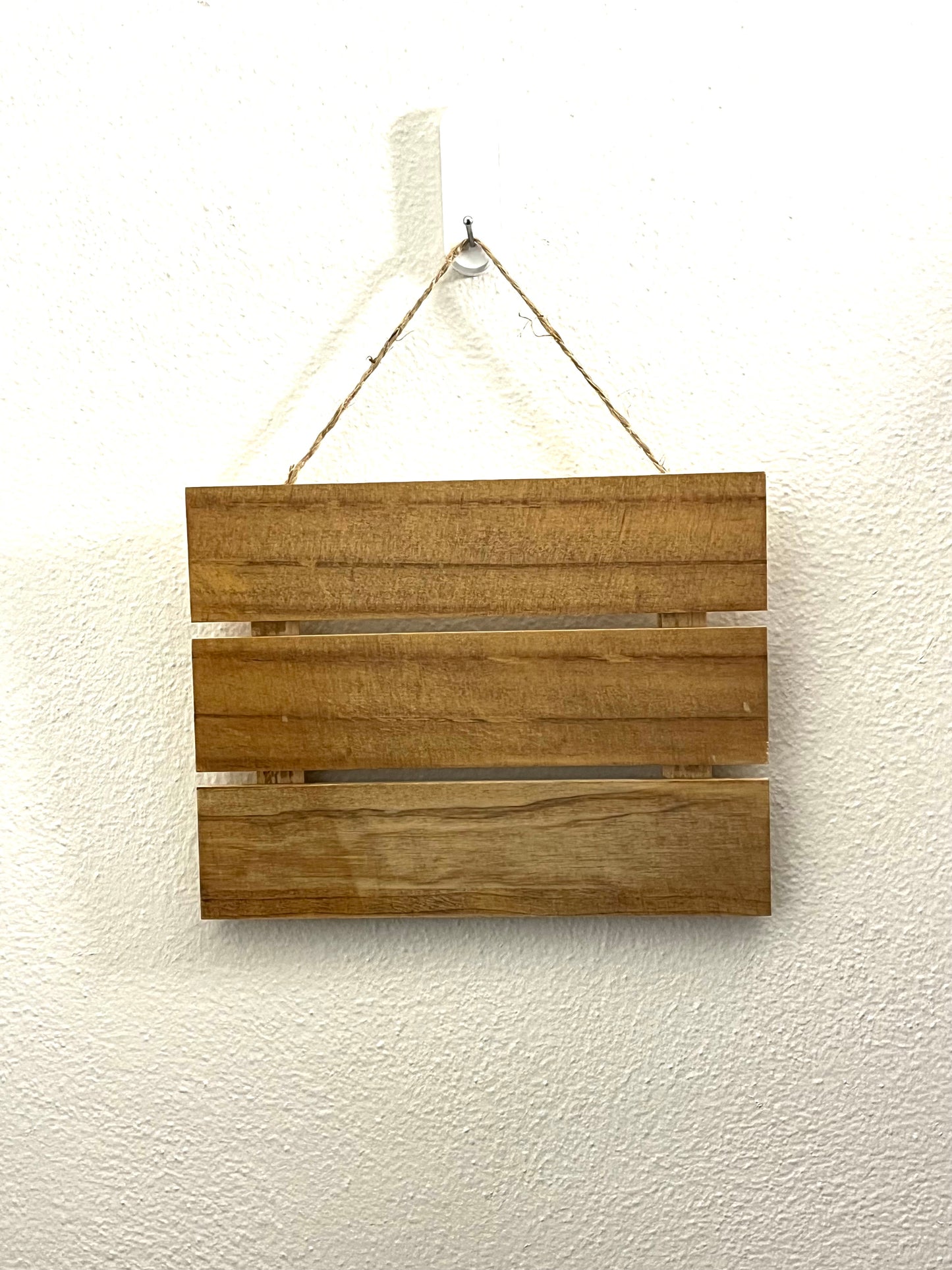 Customizable Hanging Slated Wood Signs